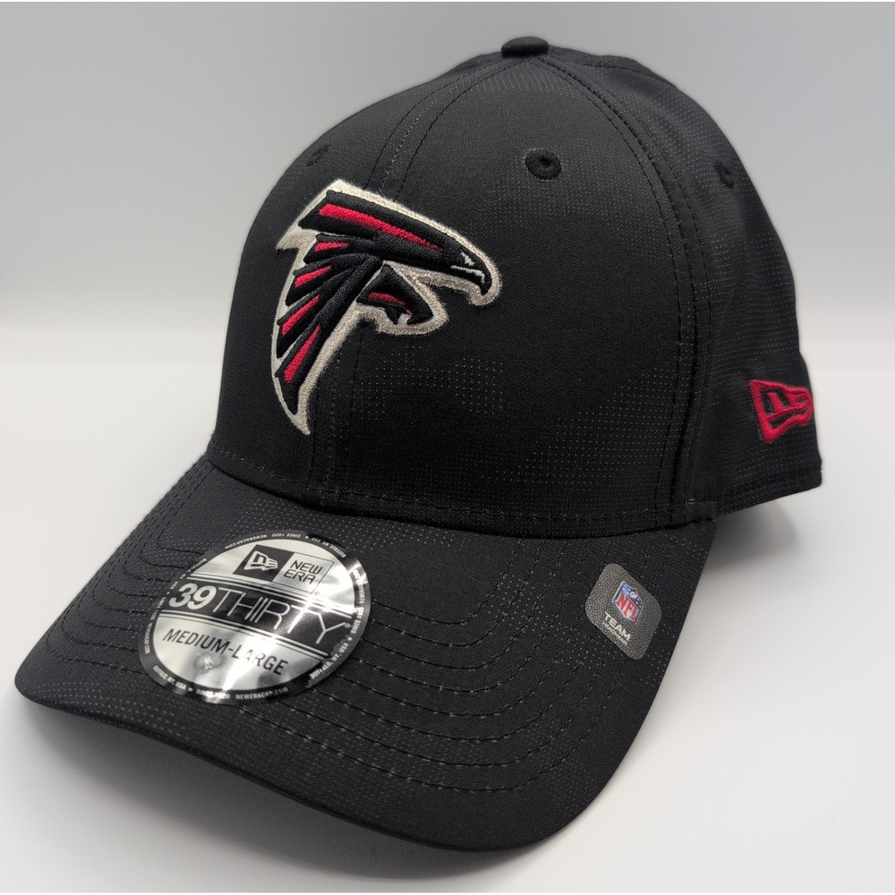 New Era Atlanta Falcons 39THIRTY Flex Hat Medium/Large Black Tonal Camo